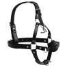Ouch! Xtreme Bâillon Boule avec Crochet nasal Gag Noise Noir